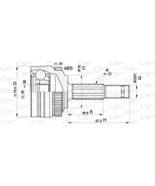 KIT GIUNTO LATO RUOTA ASTRA G ABS       CORSA B/C MERIVA TIGRA