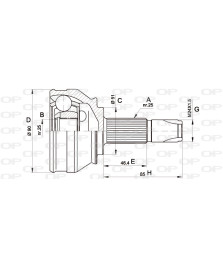 KIT GIUNTI SEMIASSE  145/146/  147- BRAVA/O/MAREA/MUPLA/STILO