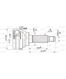 KIT GIUNTO L.RUOTA  MATIZ C/ABS