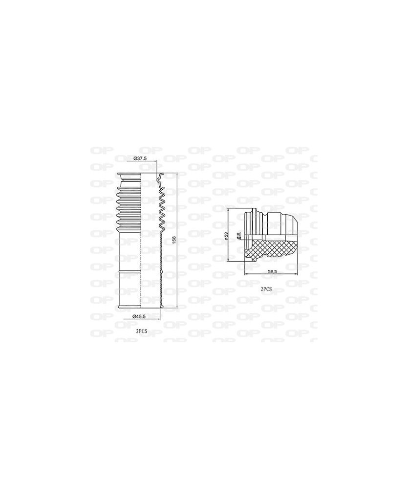 KIT PARAPOLVERE (2 TAMPONI + 2 CUFFIE)    147/156 1.9JTD