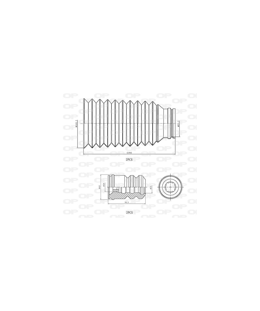 KIT PARAPOLVERE (2 TAMPONI + 2 CUFFIE)   ANT  CLASSE C (W203)