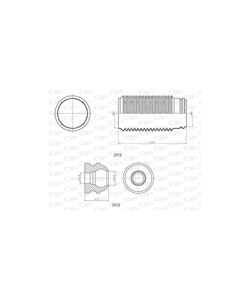 KIT PARAPOLVERE (2 TAMPONI + 2 CUFFIE)   ANT  S60  S80