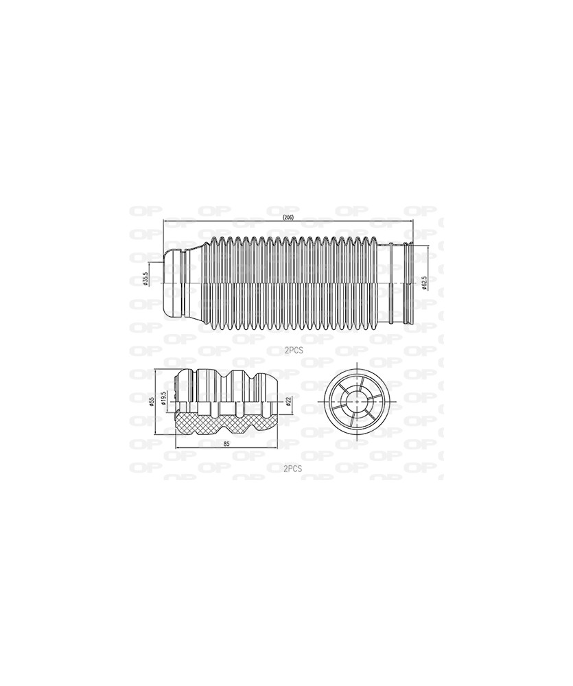 KIT PARAPOLVERE (2 TAMPONI + 2 CUFFIE)    SPORTAGE -  SPORTAGE POST