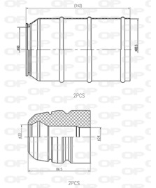 KIT PARAPOLVERE (2 TAMPONI + 2 CUFFIE)    JUMPER  DUCATO