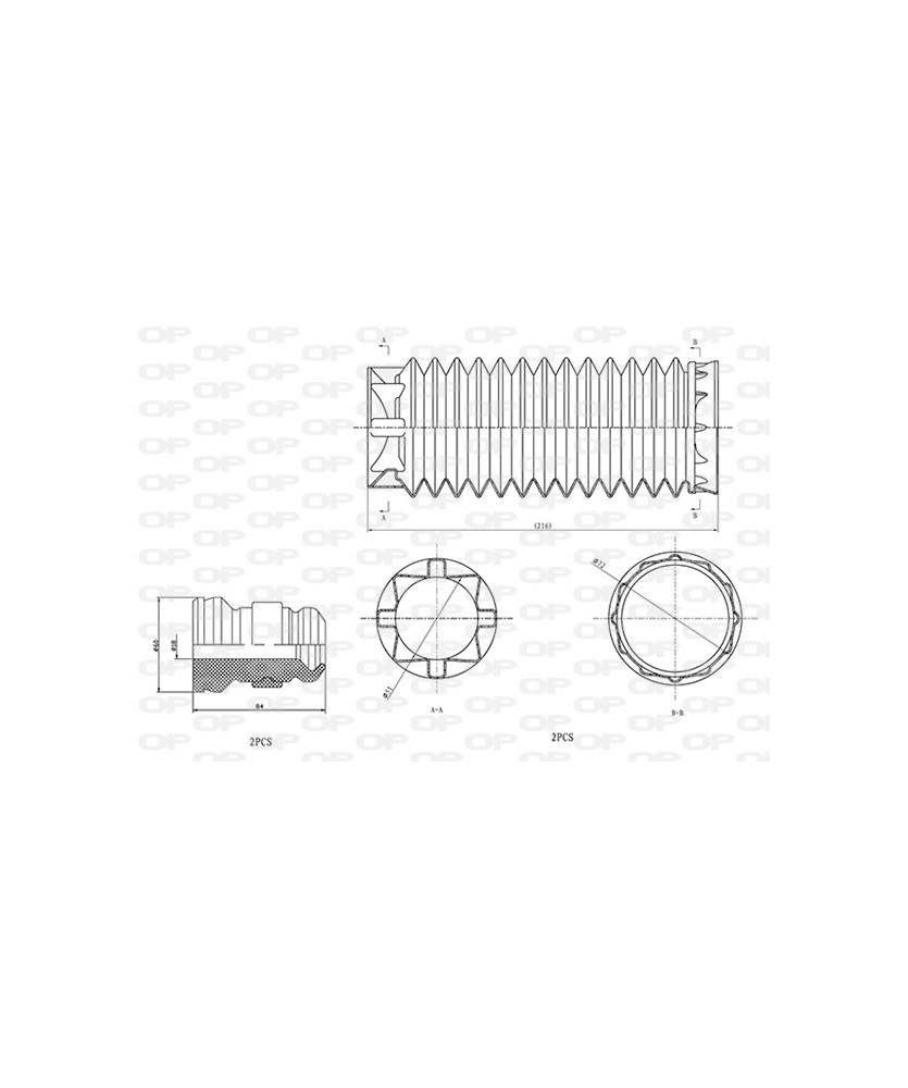 KIT PARAPOLVERE (2 TAMPONI + 2 CUFFIE)    C5