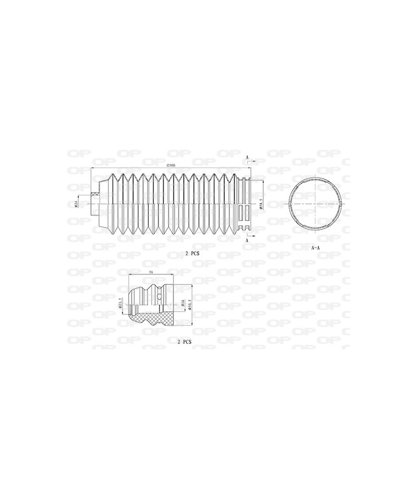 KIT PARAPOLVERE (2 TAMPONI + 2 CUFFIE)   ANTERIORE  FOCUS