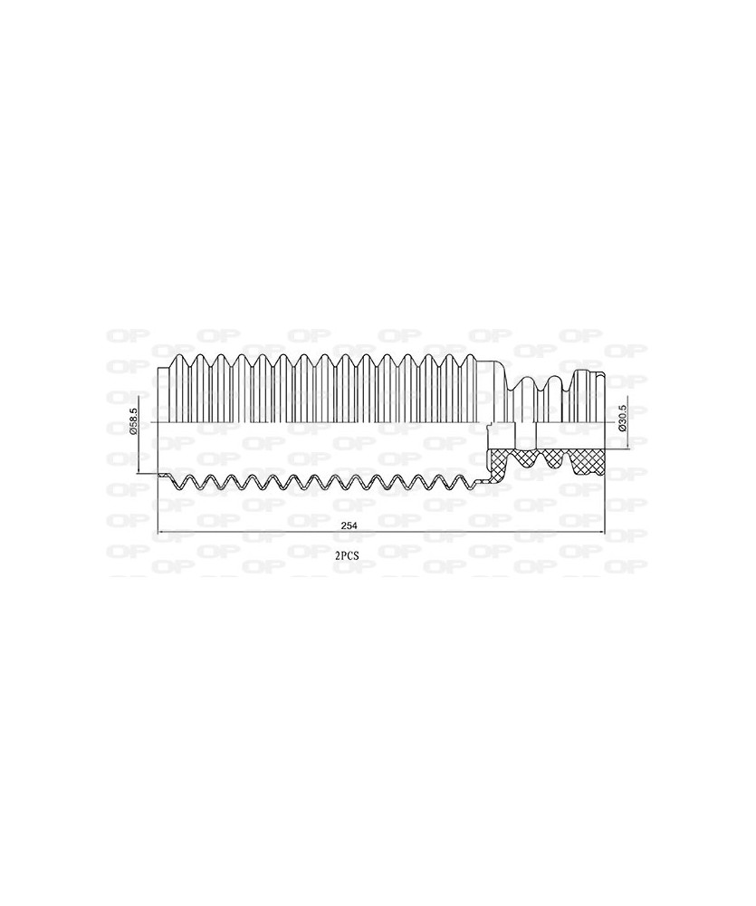 KIT PARAPOLVERE (2 TAMPONI)              POSTERIORE  X-TRAIL