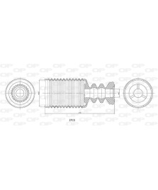 KIT PARAPOLVERE (2 TAMPONI)               C-CROSSER PEUT 4007 4008