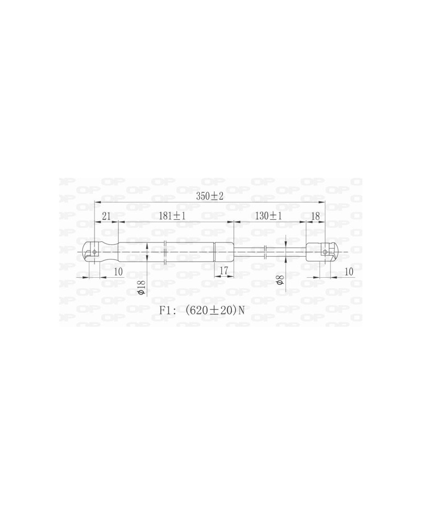 MOLLA A GAS BILATERALE PORTELLONE        POSTERIORE  156 SPORT WAGON