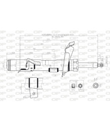 AMMORTIZZATORE ANTERIORE DX FOCUS C-MAX