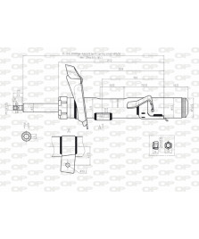 AMMORTIZZATORE ANTERIORE SX FOCUS C-MAX