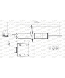 AMMORTIZZATORE ANTERIORE JUMPER Autobus (244  Z_)Furgonato(230) DUCATO