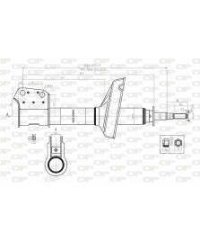 AMMORTIZZATORE ANTERIORE OLIO KUBISTAR FKANGOO/ Space wagon (X76)  : KA