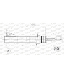 AMMORTIZZATORE ANTERIORE 159 (939_)  159SPIDER JTDM 2006---