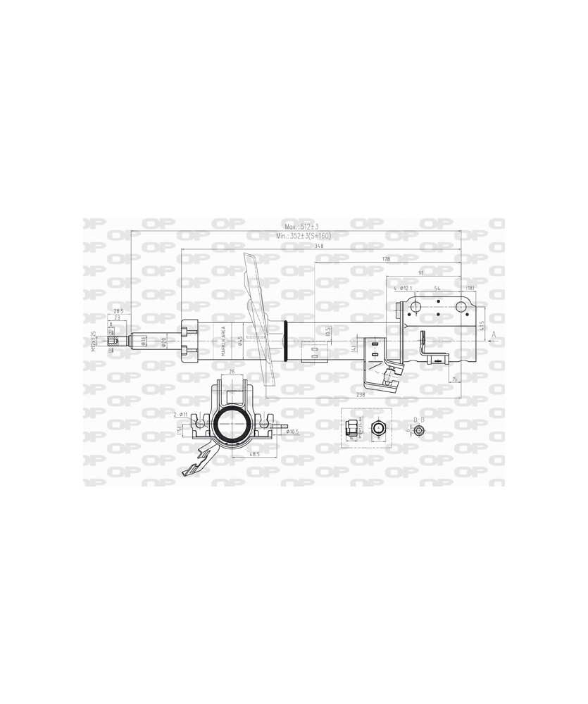 AMMORTIZZATORE NI NOTE 1.5DCI ANT SN