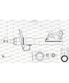 AMMORTIZZATORE ANTERIORE  CLASSE        A (W169)_ 04 12