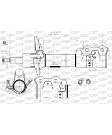 AMMORTIZZATORE ANT SX FO FIESTA VI 1.6