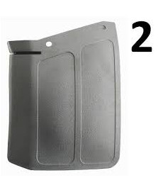 PARASPRUZZI SINISTRO APE CAR P2 P3 220  NERO O GRIGIO