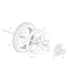 SPESSORE SCARABEO 125 RX MX 50