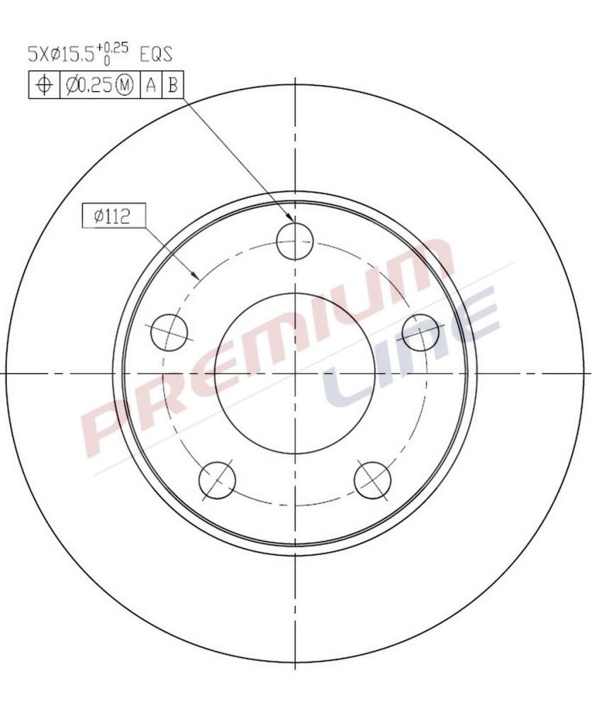 DISCO FRENO  A4 -  PASSAT D.245 N  Post.