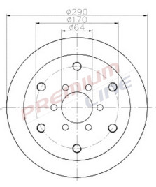 DISCO FRENO DAILY CITY2000 35(S9 11 13 ) (C9 11 13 15)(RUOTA SINGOLA)ANT. (S10 S