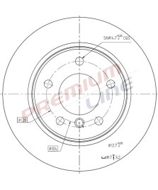 DISCO FRENO  S1 E87 116I 116D 118I    118D DIAMETRO 280 POSTERIORE PIENO