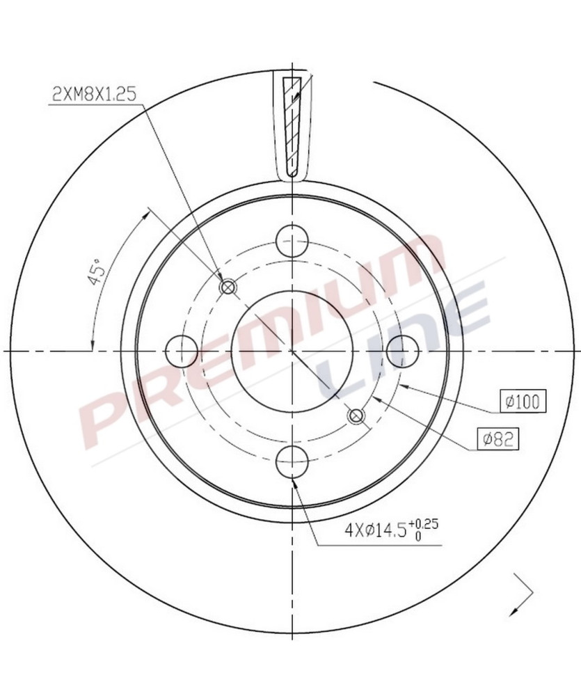 DISCO FRENO  YARIS DAL 01/2006     ANTERIORE VENTILATO DIAMETRO 255