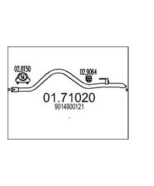 01.71020 TUBO GAS SCARICO SPRINTER