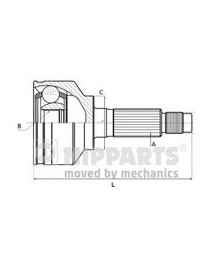 J2825003 KIT GIUNTI SEMIASSE COUPE 96