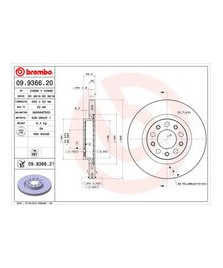 BB 09.9366.20 DISCO FRENO 159 2.4 20V