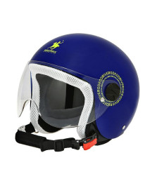 CASCO KID RODEO BLU ROYAL/GIALLO FLU L