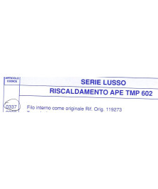 CAVO RISCALDAMENTO APE TM 602