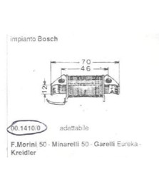 BOBINA ILLUMINAZIONE IMP.BOSCH MINARELLI F.MORINI-GARELLI EUREKA-KREIDLER