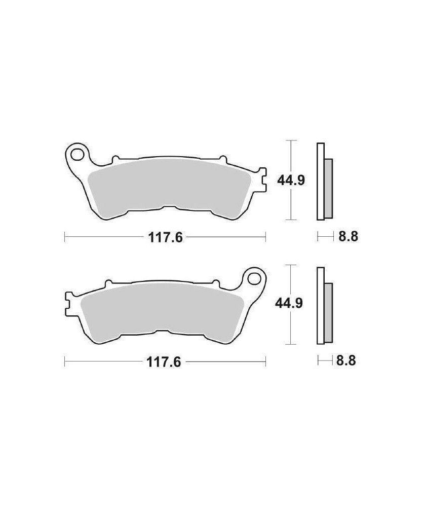 PASTIGLIE FRENO  300 SH ANTERIORI