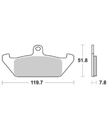 CP.PASTIGLIE FRENO CAGIVA 350-650 ANT