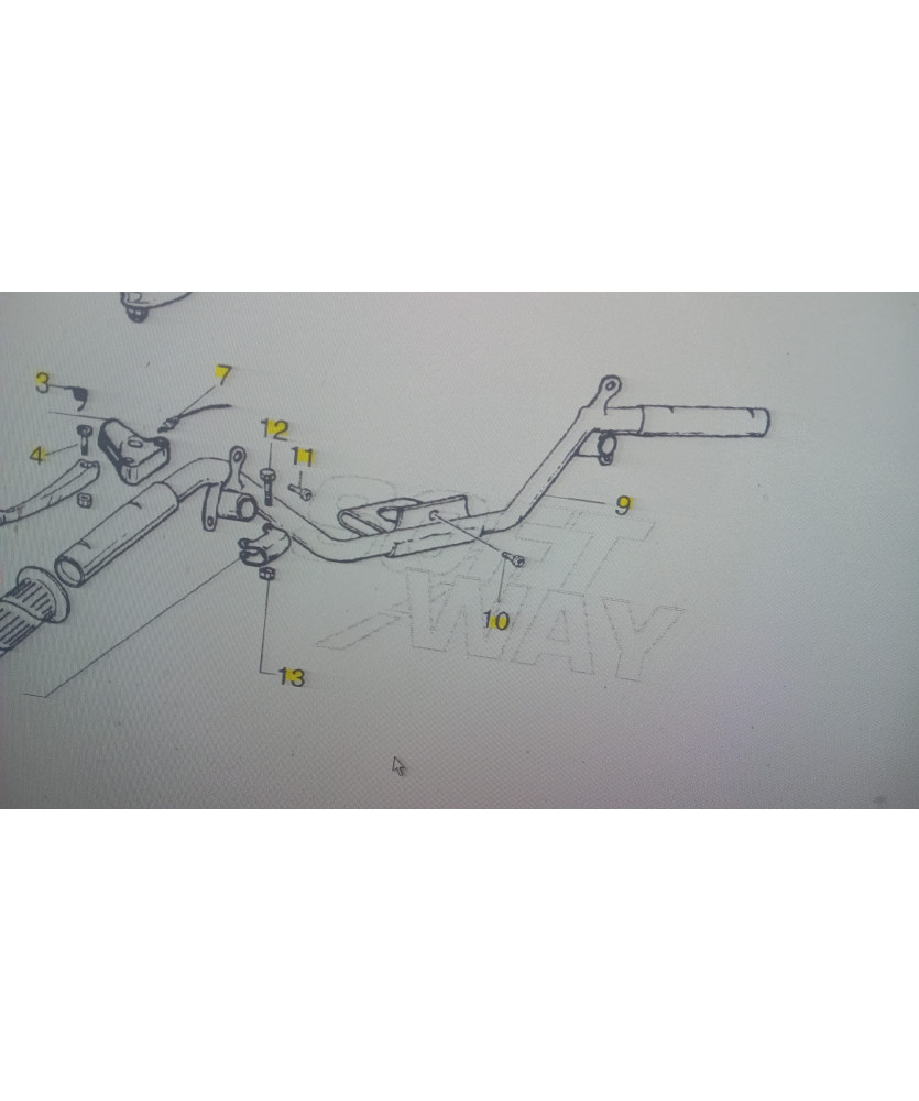 UBRIO NUDO LIBERTY 50/125/150 VESPA   ET2 50 ET4 125/150