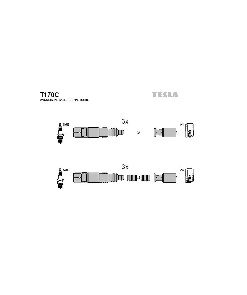 CAVI ACCENSIONE CANDELE  CABRIO  CP  600 700 COUPE 0.6