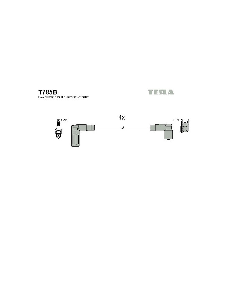 SERIE CAVI ACCENSIONE CANDELE           500 900CC