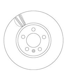 KIT DISCHI FRENO  A1/IBIZA/FABIA POLO   T-CROSS 2017-- ANTERIORE VENTILATI