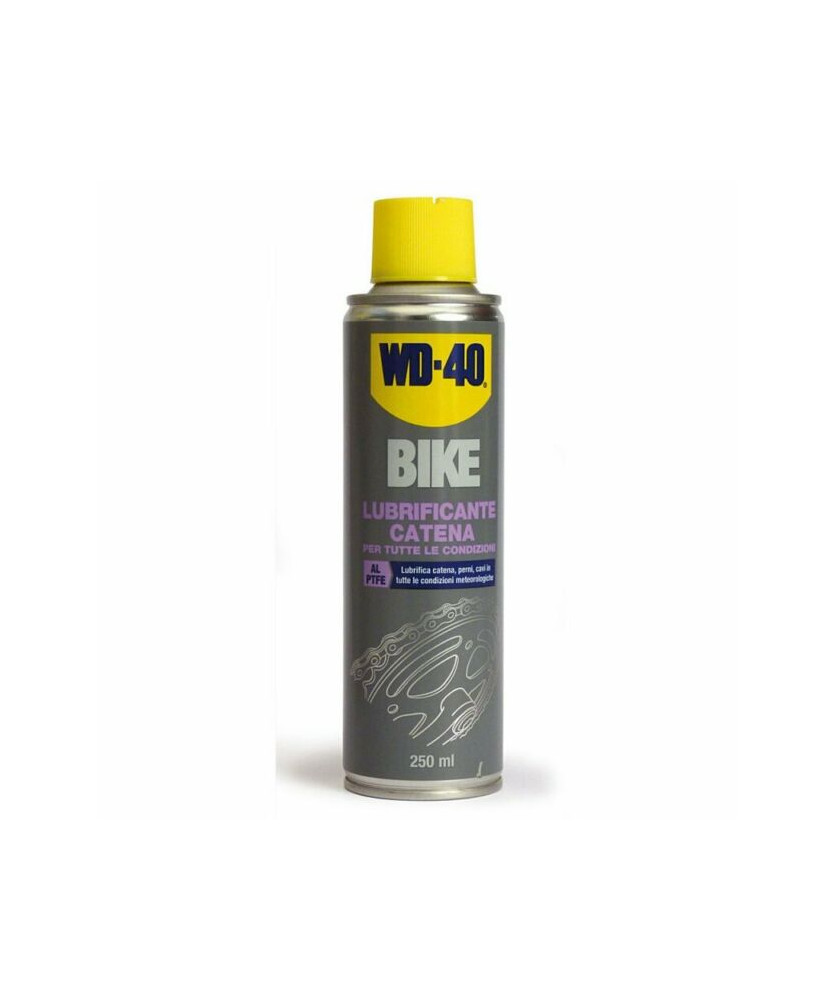 LUBRIFICANTE CATENA BIKE 250ML WD40 TUTTLE CONDIZIONI RIDUCE ATTRITO PREV.RUGGIN