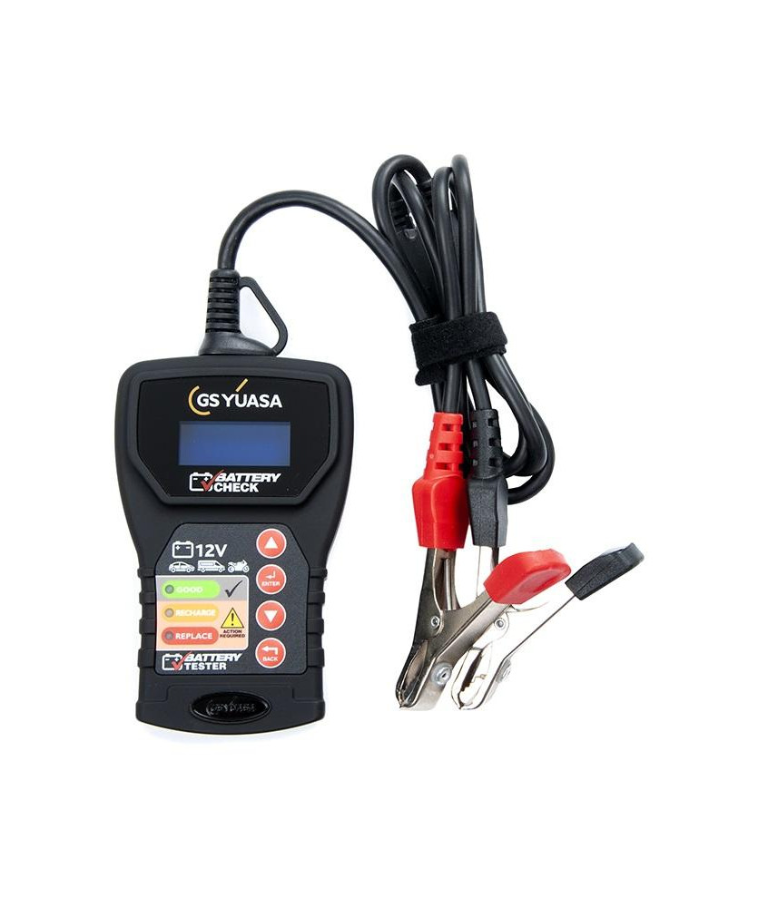 TESTER BATTERIE 12V PER AUTO/MOTO/TRUCK YUASA GYT050