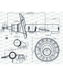 AMMORTIZZATORE ANTERIORE SX  GIULIETTA