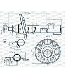 AMMORTIZZATORE ANTERIORE DX   GIULIETTA 2.0JTD