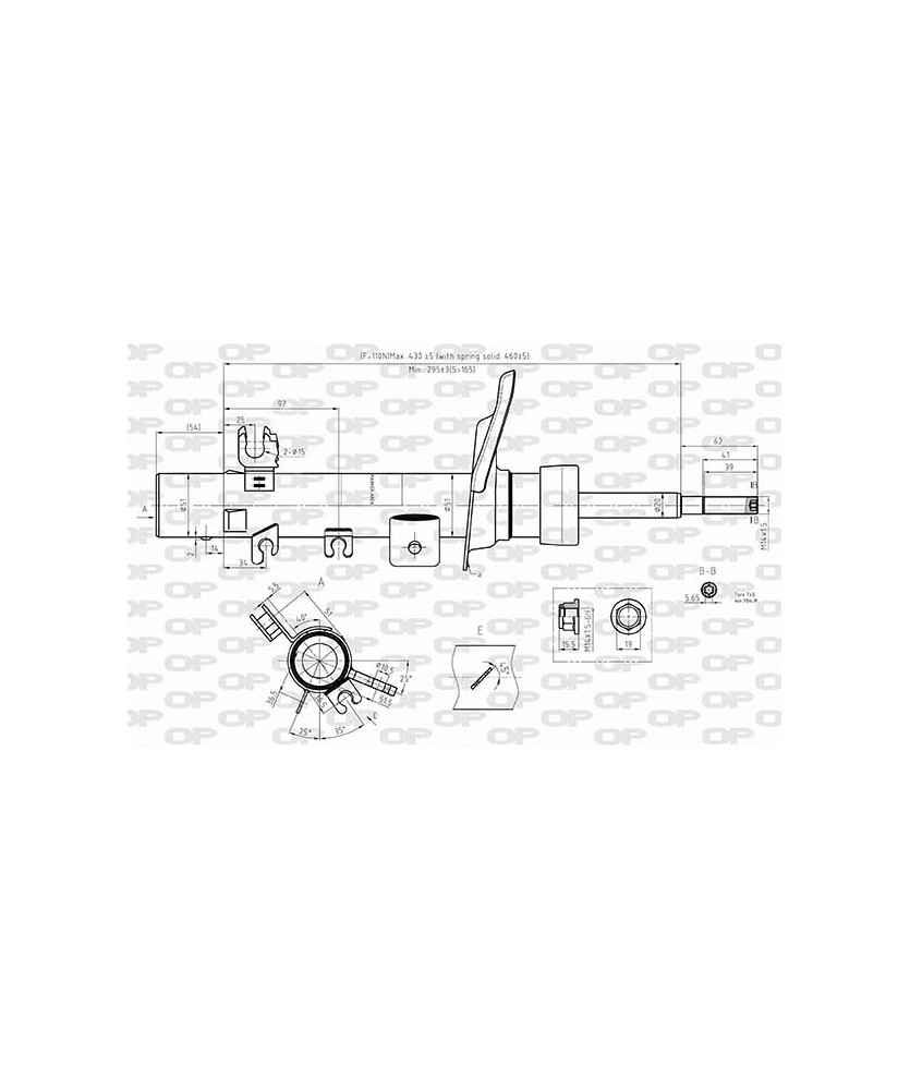 AMMORTIZZATORE ANTERIORE DX 2008