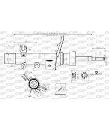 AMMORTIZZATORE ANTERIORE DESTRO   C3 II -3