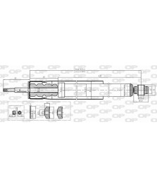 AMMORTIZZATORE SEDICI -  SX4 4WD POST