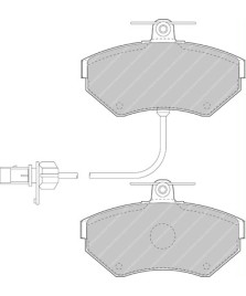 PASTIGLIE FRENO PASSAT/A4 (ANT - TEVES)