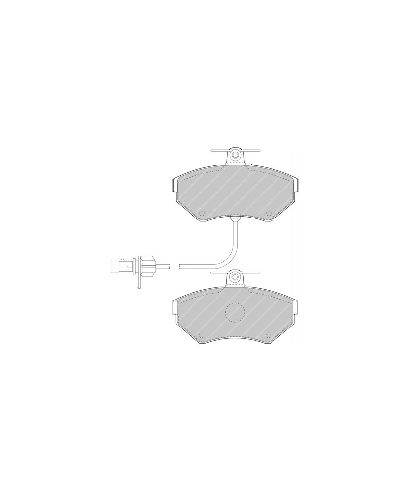 PASTIGLIE FRENO PASSAT/A4 (ANT - TEVES)