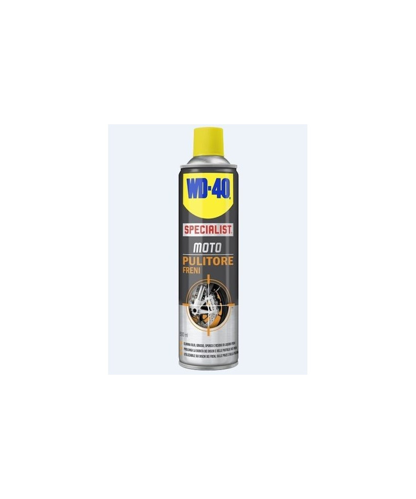 PULITORE FRENI WD-40 SPECIALIST MOTO PUL500 ML RIDUCE CIGOLII