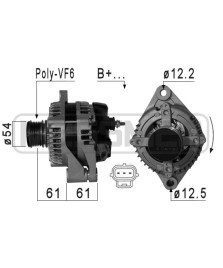 ALTERNATORE  FREEMONT 150AH